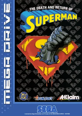 Death and Return of Superman, The (USA) box cover front